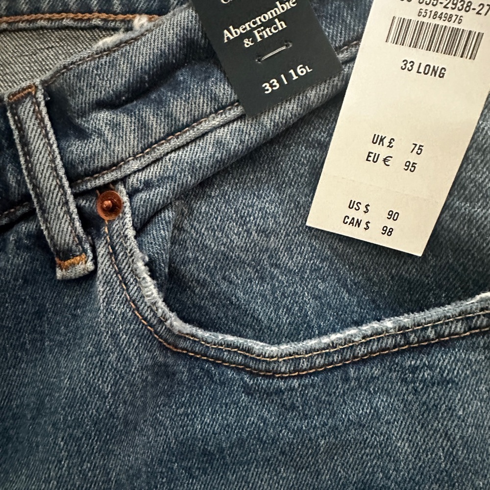 Brand new with tags, Abercrombie and Finch jeans.